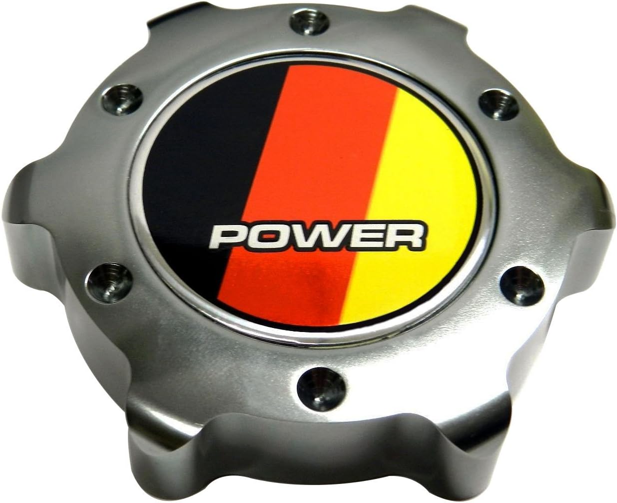 VMS RACING GUNMETAL Grey Gray Silver OIL CAP POWER BRY Emblem in Billet Aluminum Compatible with BMW E21 E30 E36 E46 E83 E90 E92 E93 M3 X3 SAV 3 Series 318i 318is 318ti 320i 323i 325ci 325es 325xi 325