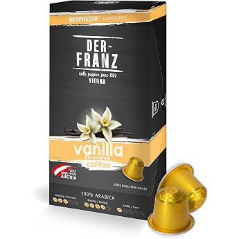 Nespresso Compatible Coffee Capsules 1 x 10 Capsules Vanilla Aroma