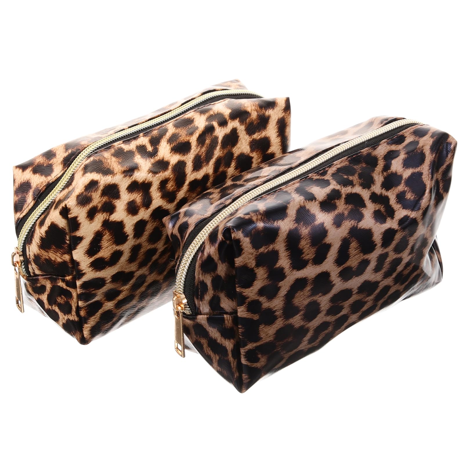 Healeved 4piezas Bolsa De Cosméticos De Gran Capacidad De Neceser De Portátil para Maquillaje y Artículos De Aseo Negro