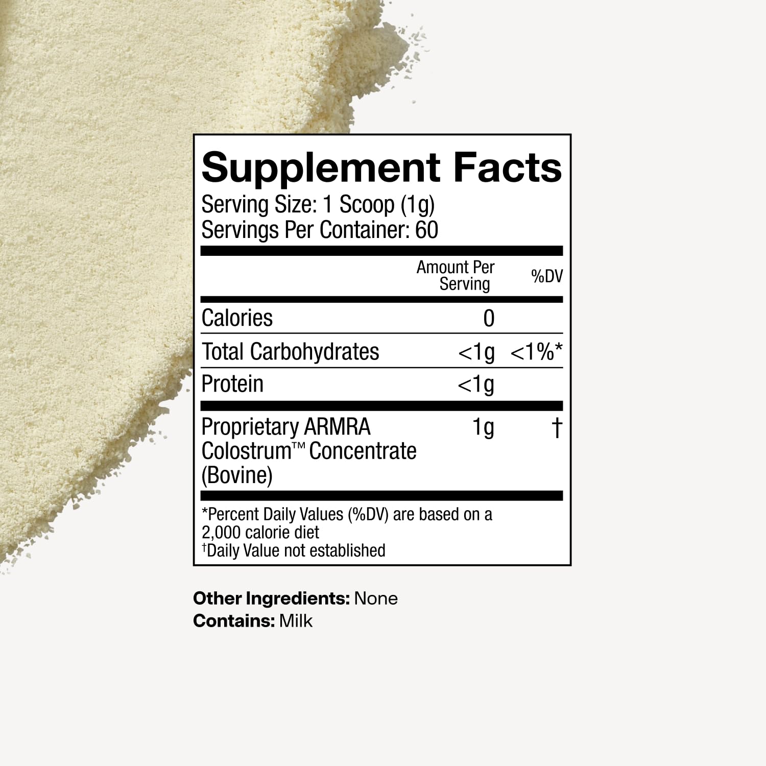 ARMRA Colostrum Powder, Unflavored, 120 Serving Jar — Amazon image 8