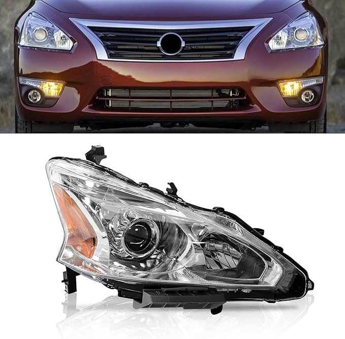 BoardRoad Conjunto de faros delanteros compatibles con Nissan Altima