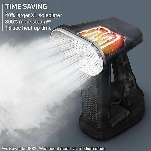 Miniatura 4 de Rowenta Vaporizador y plancha 2 en 1, vaporizador de suela XL, plancha de enfoque con suela de acero inoxidable