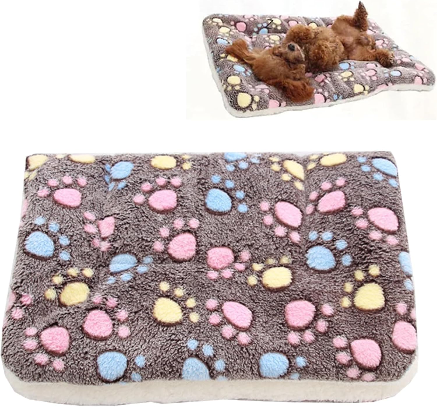 Playful Pups Calming Dog Blanket,Cozy Calming Dog Blanket