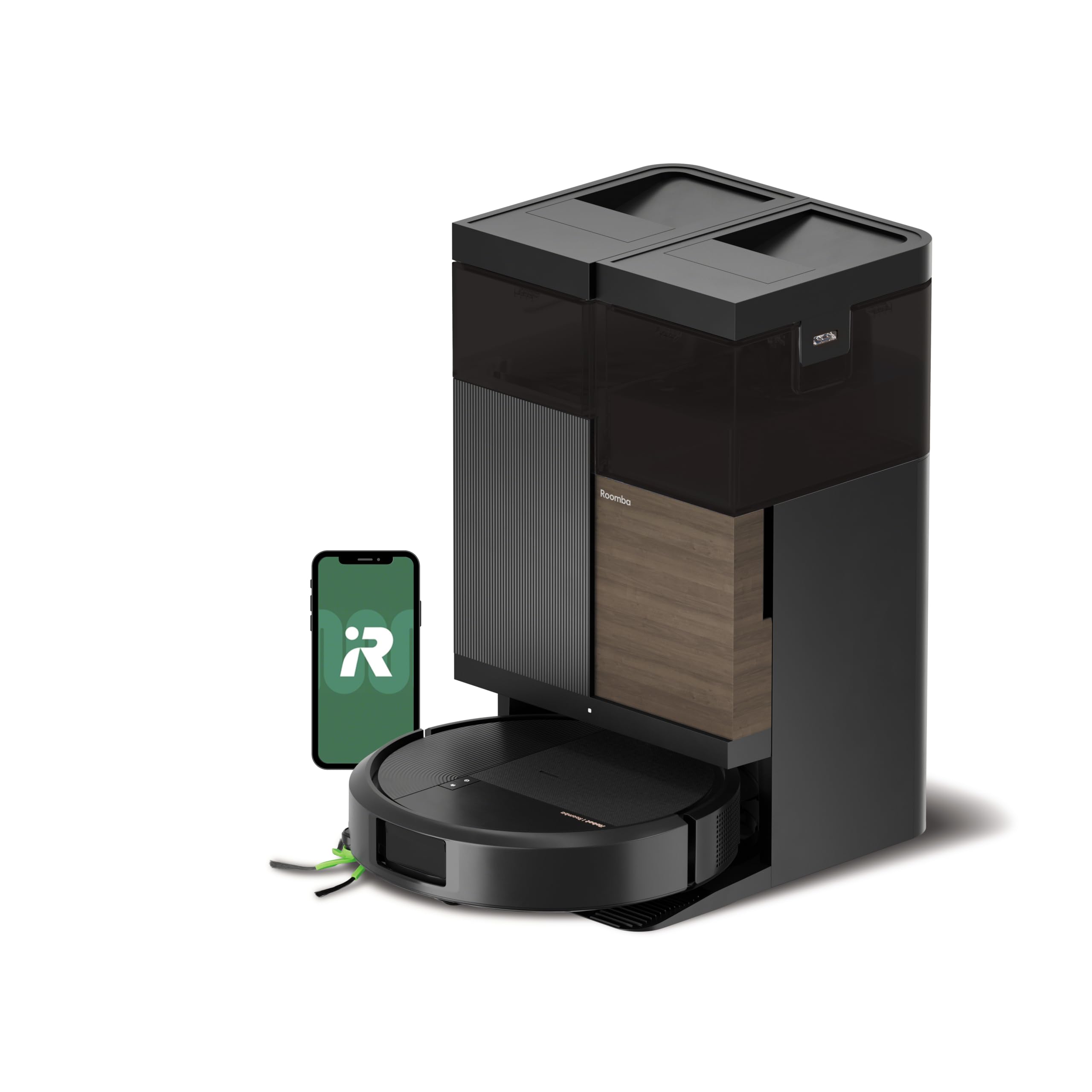 iRobot Roomba Plus 576 Saugroboter, AutoWash Basis, Heißwasser-Wischmopp