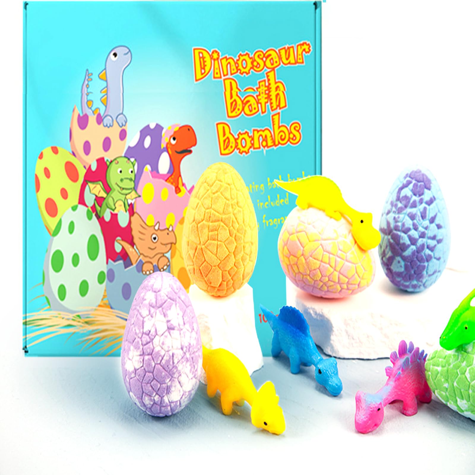6 Halloween Badebomben Mit Überraschungsspielzeug – Für Kinder & Frauen, 6 Düfte, Perfektes Geschenk