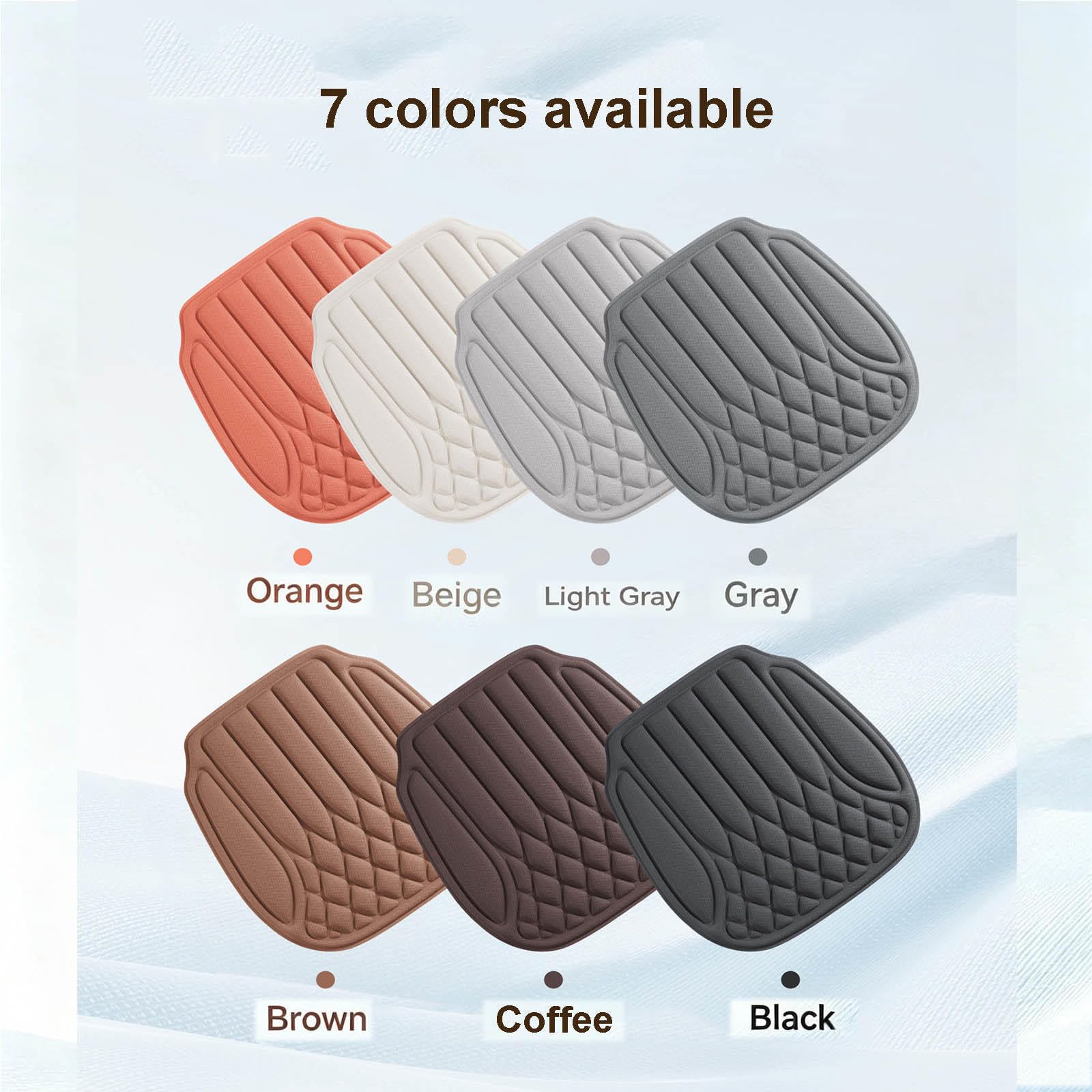 Cojín Silla Oficina Emulsión Cojín Antiescaras Silla de Ruedas Tejido de Refrigeración 3D Fina Transpirable y Cómoda Adecuado para Automóviles Sillas de Oficina Sillas de Ruedas etc,Brown-LongCushion