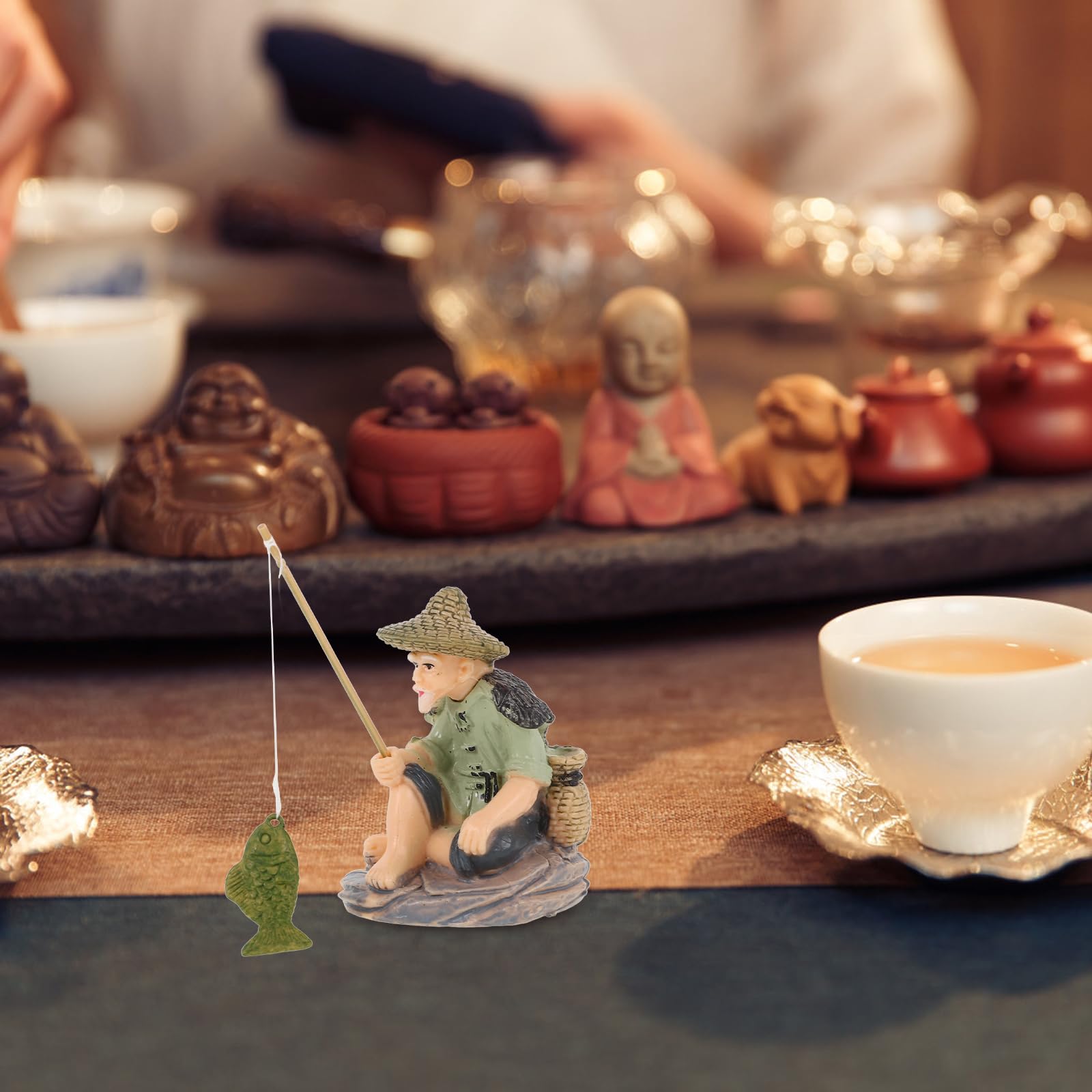 BESPORTBLE Miniature Fisherman Figurine - Image 2