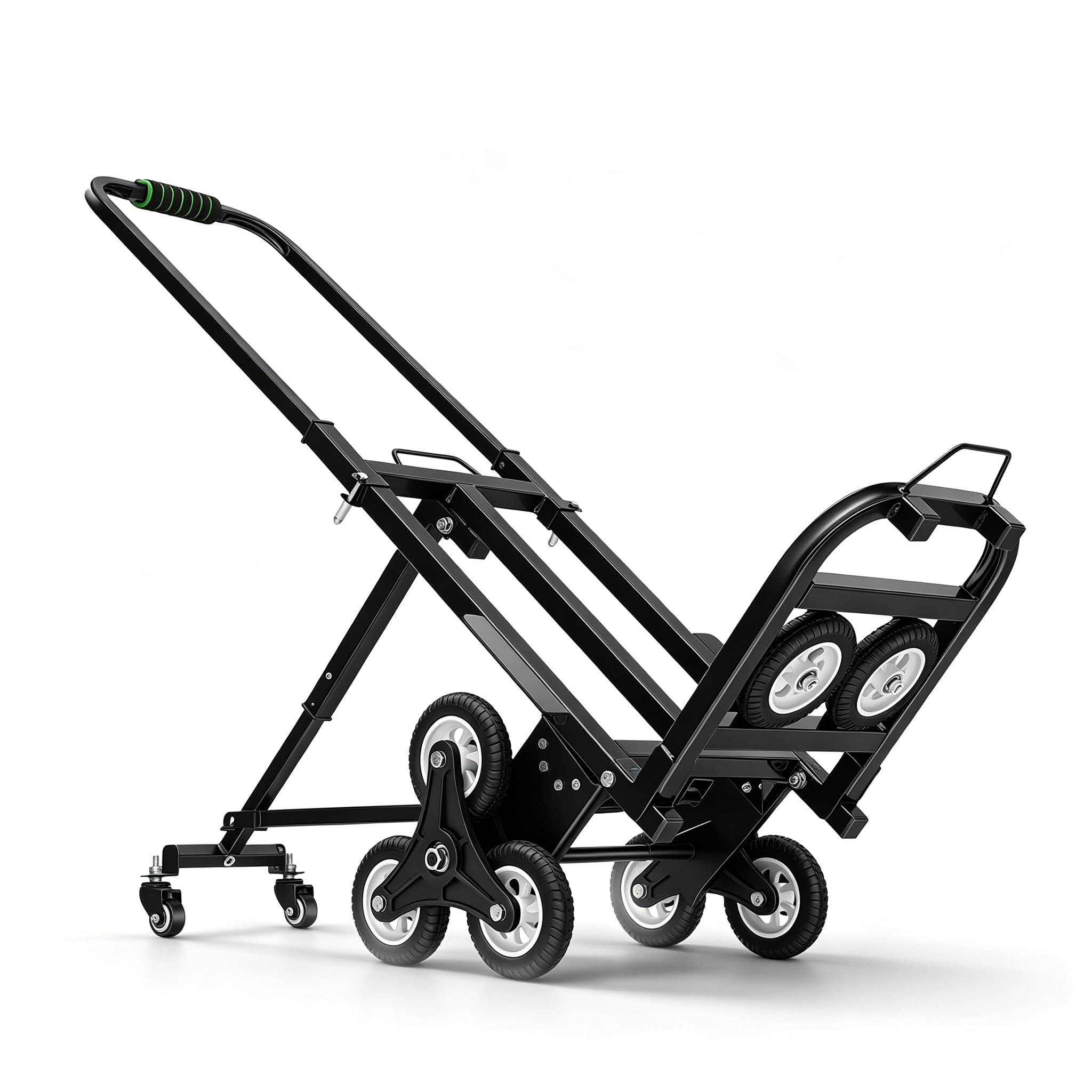 Treppenwagen 10 Räder Transportkarre Treppensteiger 150kg Tragfähigkeit Tragfähigkeitswagen Stapelwagen Wagen Sackkarre Treppensteiger