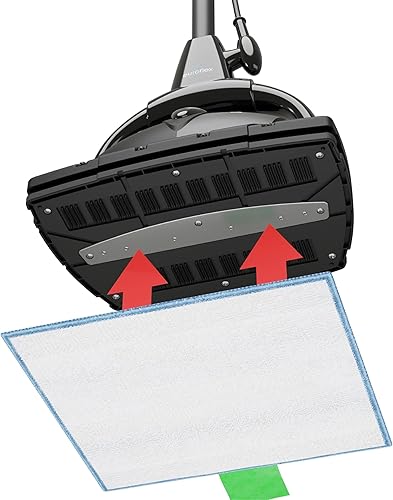 Miniatura 7 de Euroflex Vapour Plus Steam Mop Juego de 18 piezas con kit de cuidado de piso de precisión se recomiendan informes del consumidor 295 F y 50 PSI mata