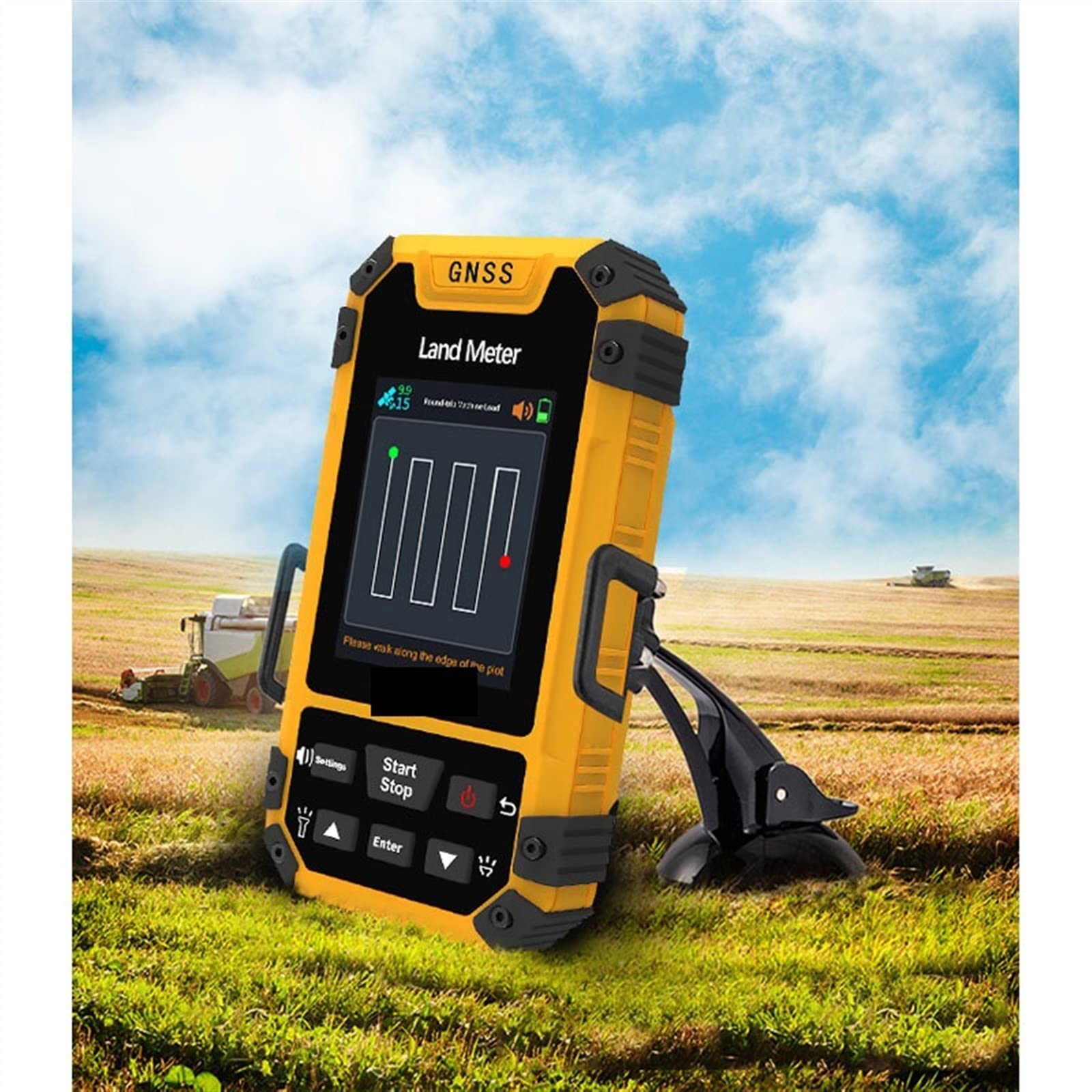 Ręczny miernik terenu GPS Land Meter S4 Kolorowy ekran GPS Land Meter Maszyna geodezyjna Profesjonalny odbiornik GNSS Pomiar powierzchni Miernik terenu Narzędzie pomiarowe do pomiarów zewnętrznych