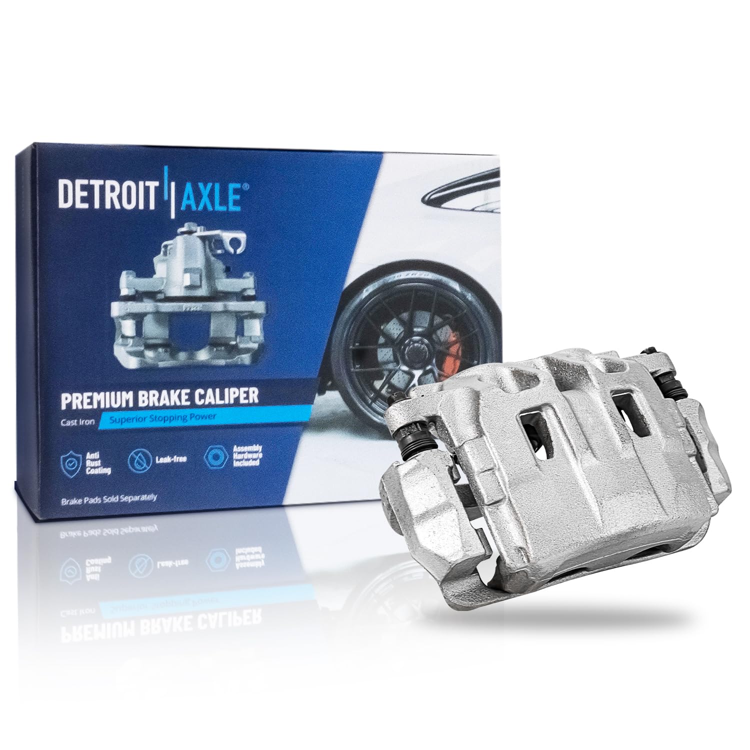 Detroit Axle - Front Right Brake Caliper for 2010-2016 Cadillac SRX