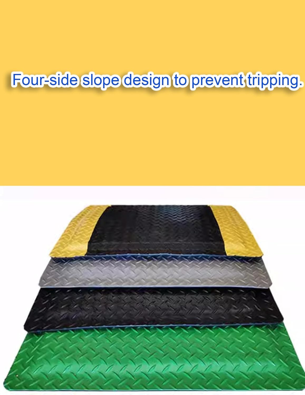 20mm Thick Anti-Fatigue ESD Mat, Conductive Rubber Floor Mat for Anti-Static Workstations, Garage, Warehouse, Industrial Safety, Gray (1.6x3.3ft/50x100cm)