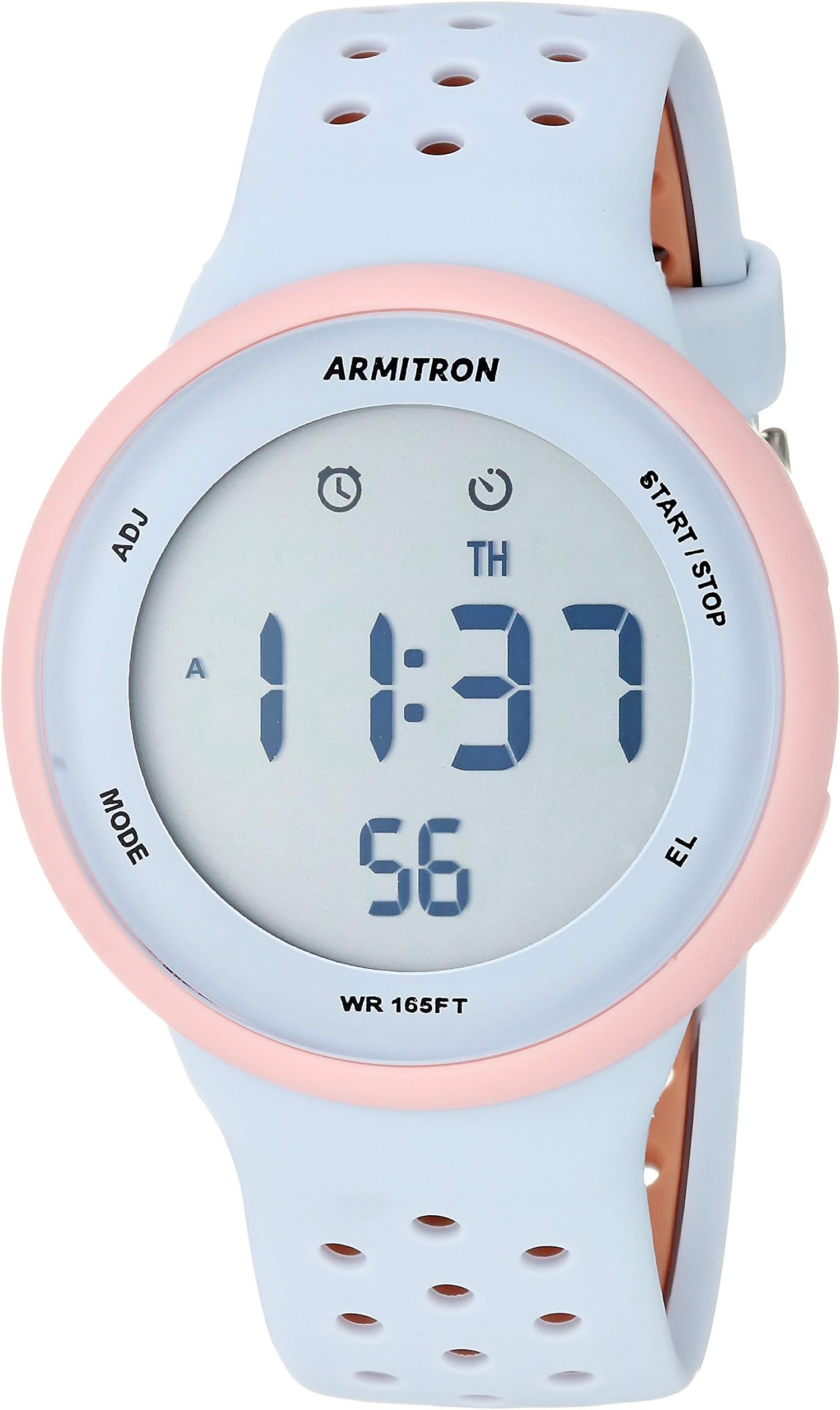 Sport Unisex Digital Chronograph Silicone Strap Watch, 40/8423