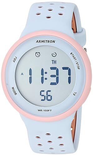 Sport Unisex Digital Chronograph Silicone Strap Watch, 40/8423