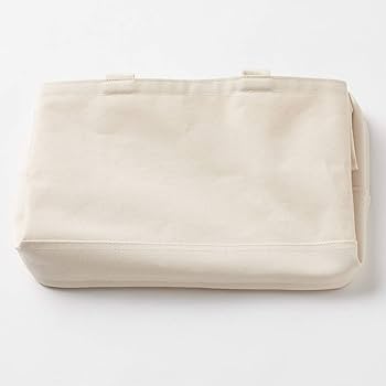 Amazon.co.jp: 無印良品 持ち手付帆布長方形バスケット・大 約幅
