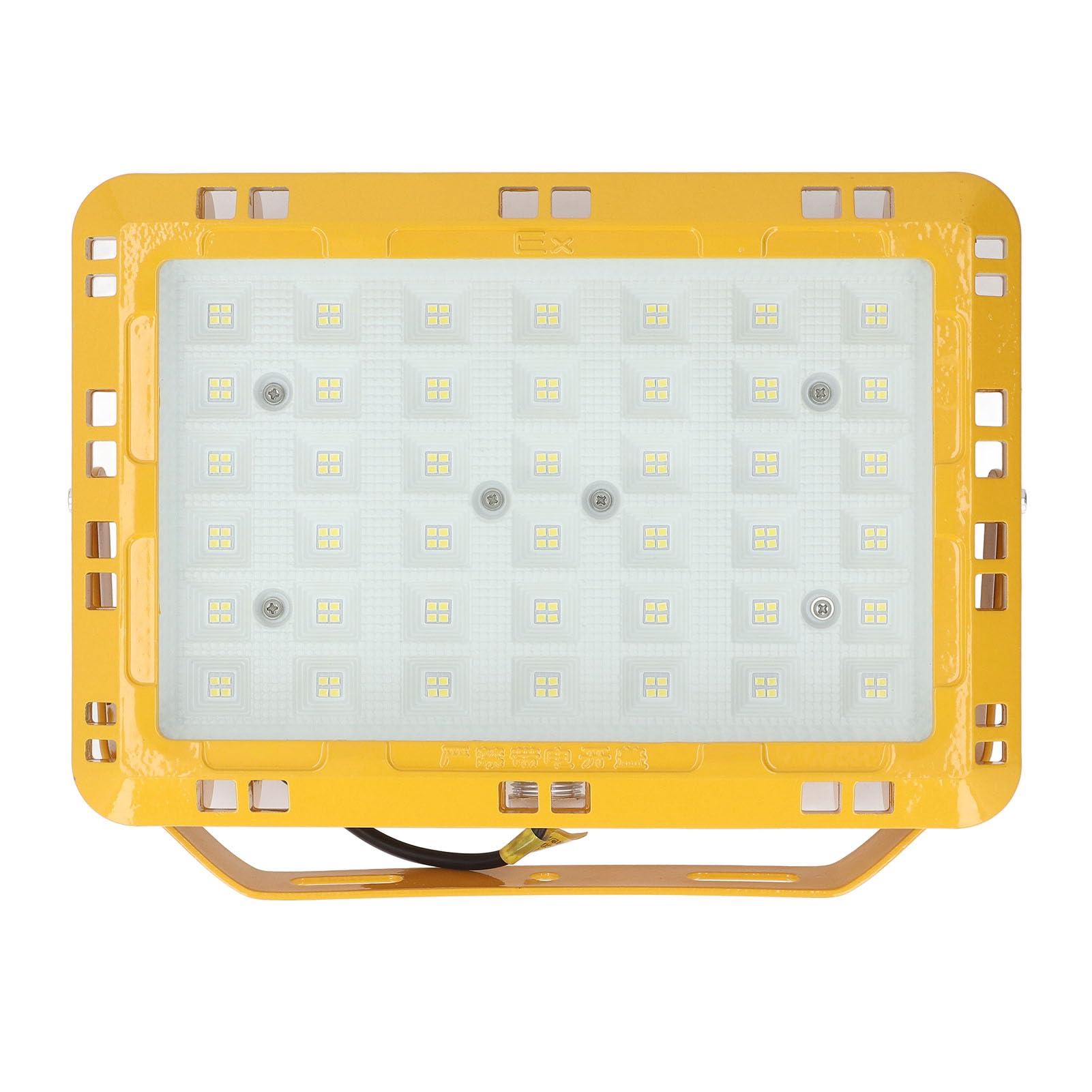 Asixxsix Explosionsgeschützte LED-Leuchte, 100 W, 12.000 Lm, LED-Arbeitsleuchte, IP66, Wasserdichte Lagerbeleuchtung mit Abdeckung aus Gehärtetem Glas, Explosionsgeschützte