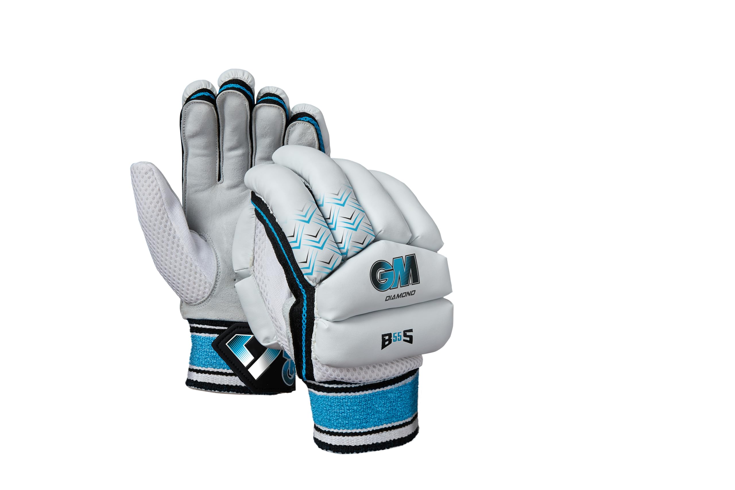 Gunn & Moore Guantes de bateo de críquet Ben Stokes Diamond Cuero Dividido 1 par