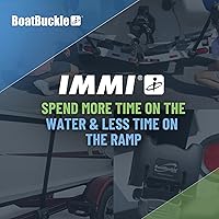 Vista 8 de BoatBuckle (F14221EC) G2 Gunwale Transom Tie-Down de 2 x 38 pulgadas con doble gancho en J recubierto de vinilo, resistencia a la rotura de 2500