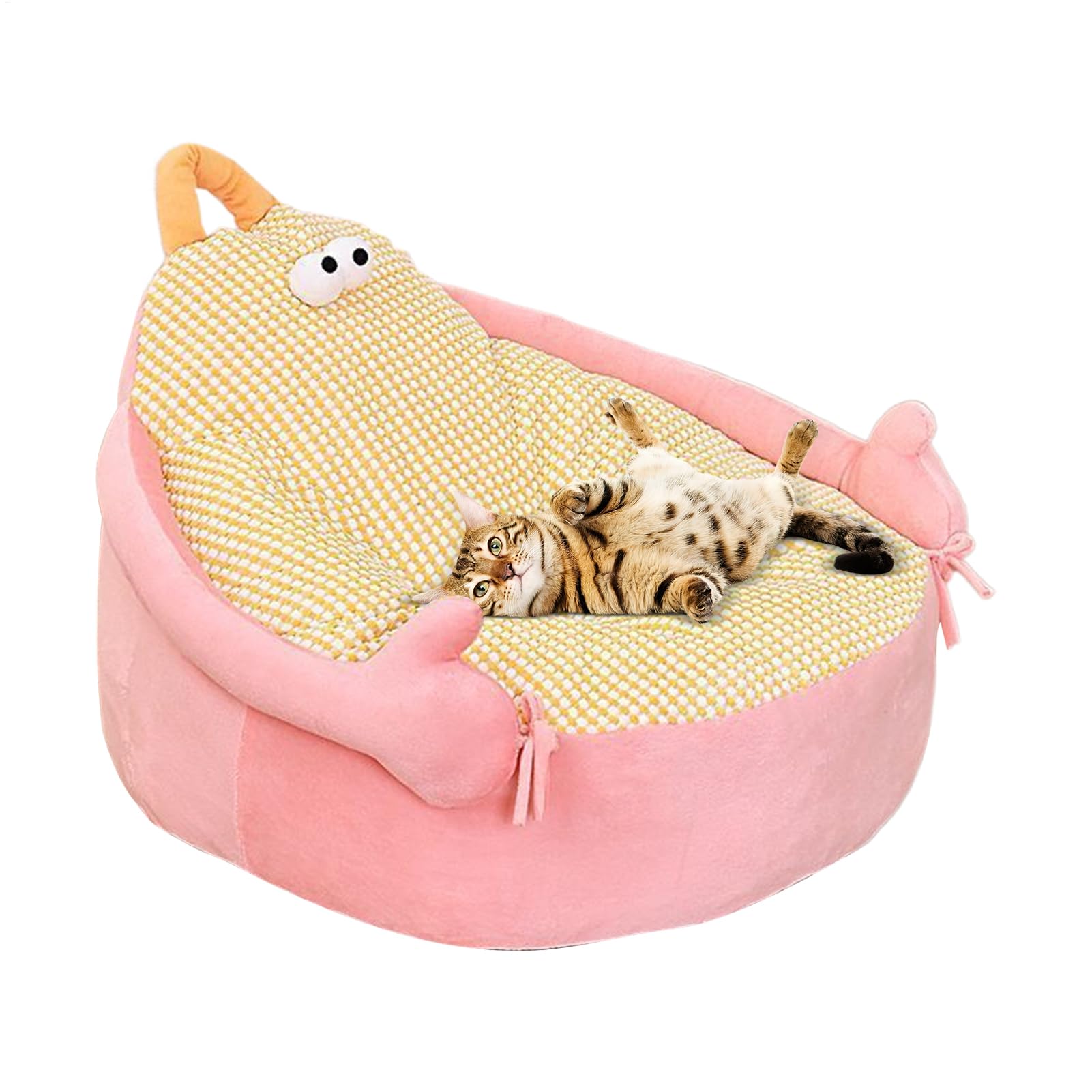 Canapé pour chien et chat en peluche lit doux intérieur