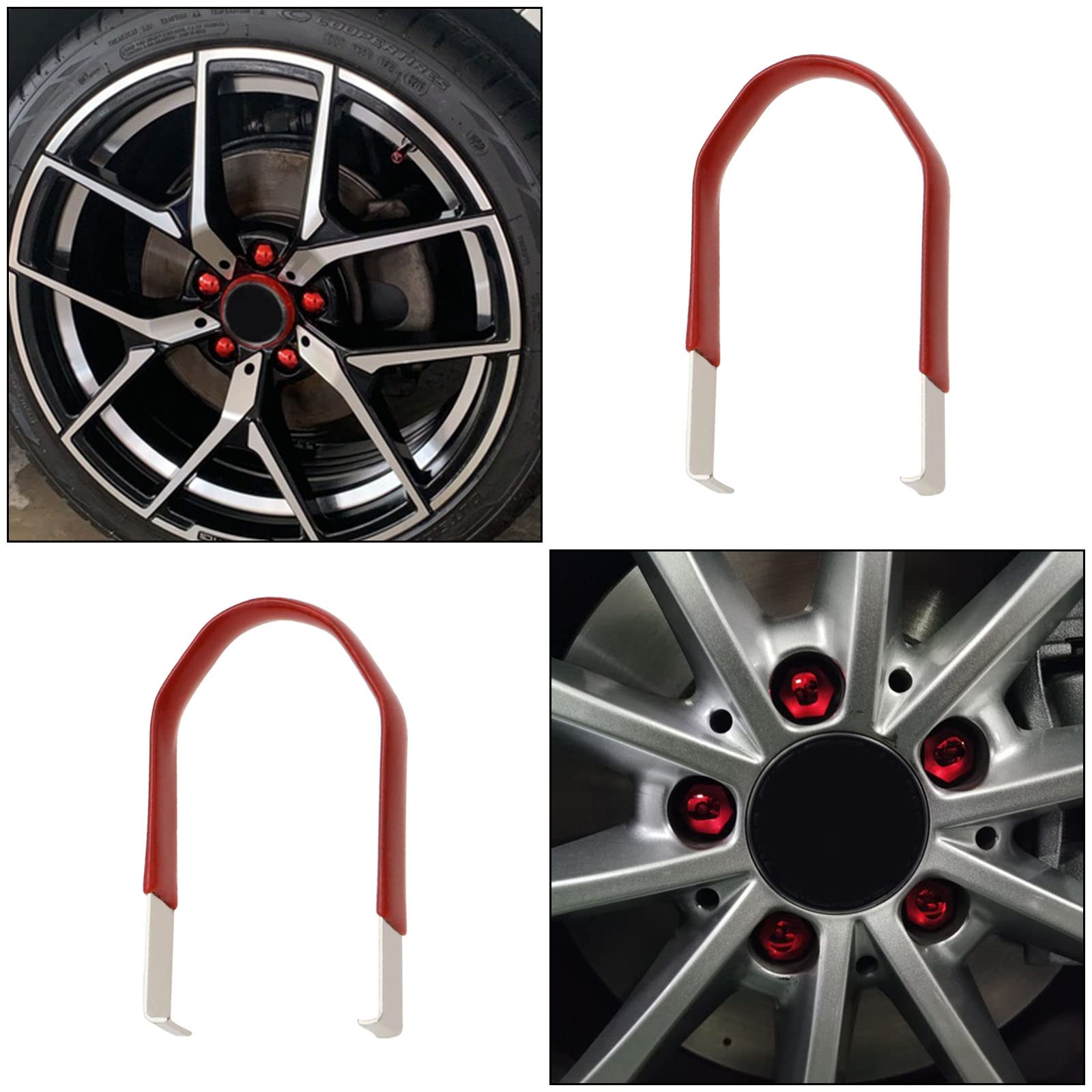 3-teiliges Hubcap-Entfernungswerkzeug Set – Für Radmuttern, Radnocken Und Kappen