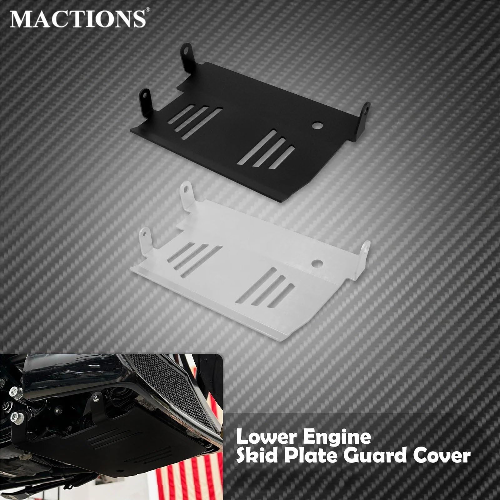 Per Touring Protezione della copertura della protezione telaio motore inferiore della piastra paramotore motociclo copertura motore Motociclette protezioni motore(Skid Plate B)