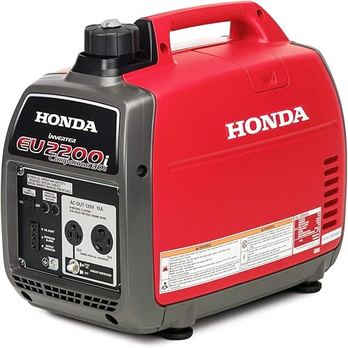 Miniatura 2 de Honda EU2200IC Generador inversor portátil súper silencioso de 2200 vatios