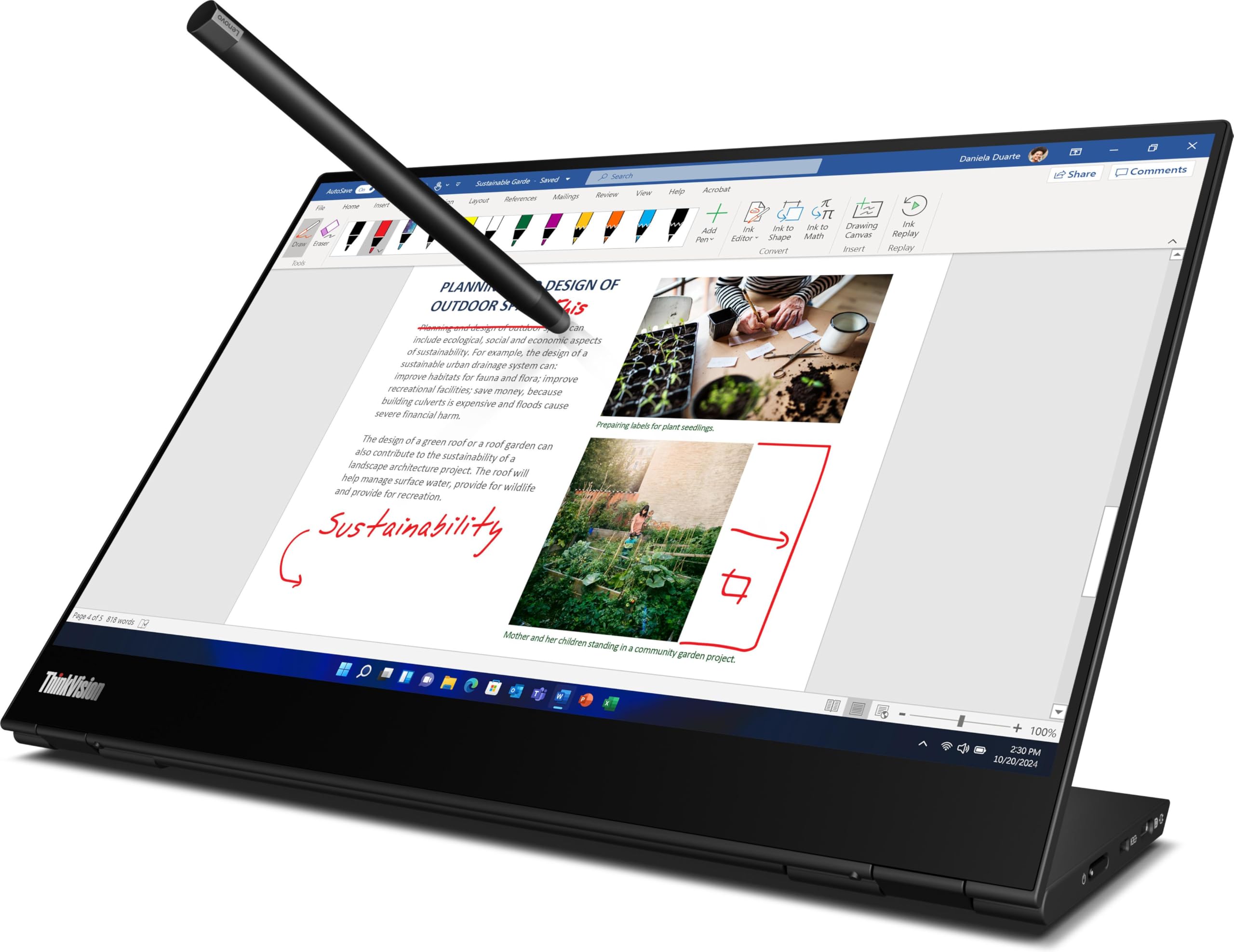 ThinkVision M14t Gen2 モバイルモニター Amazon.com: ThinkVision M14t Gen2 14-inch Monitor : Electronics