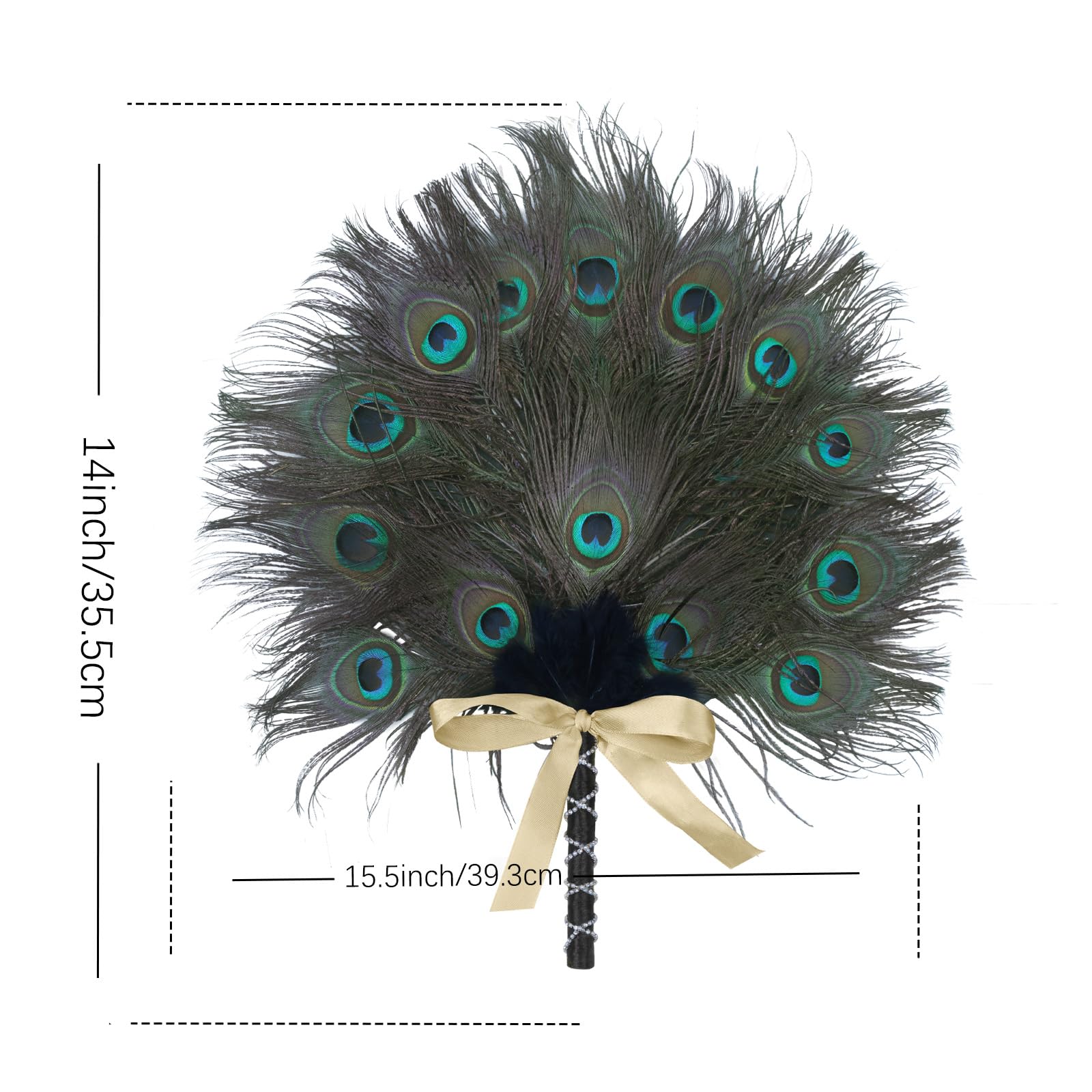 ★超貴重！縁起物★本物 孔雀の羽うちわ 特大52cm×40cm 2枚 ☆超貴重！縁起物☆孔雀の羽うちわ 特大52cm×40cm 2枚