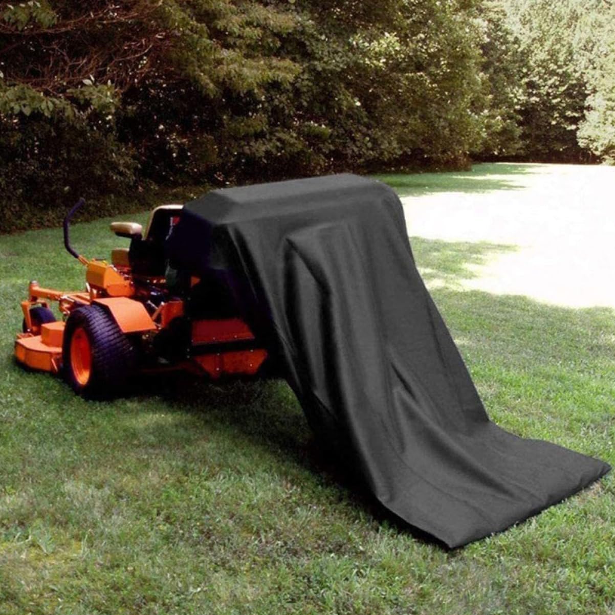 Sosoport Lawn Mower Storage Bag Large Capacity Grass Catcher Leaf Collection Pouch Oxford Cloth Water-resistant