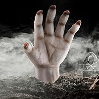 Vista 5 de Halloween Party Scary Moster Skeleton Bone Claw Hand Reaper Gloves Costume Adult