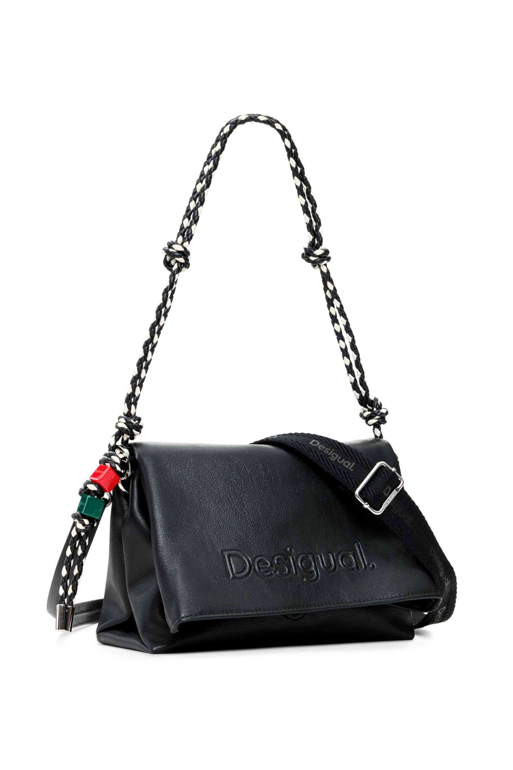 Desigual bolso bandolera bolso de hombro Half Logo Venecia 4.0 Crossbody Bag Black negro