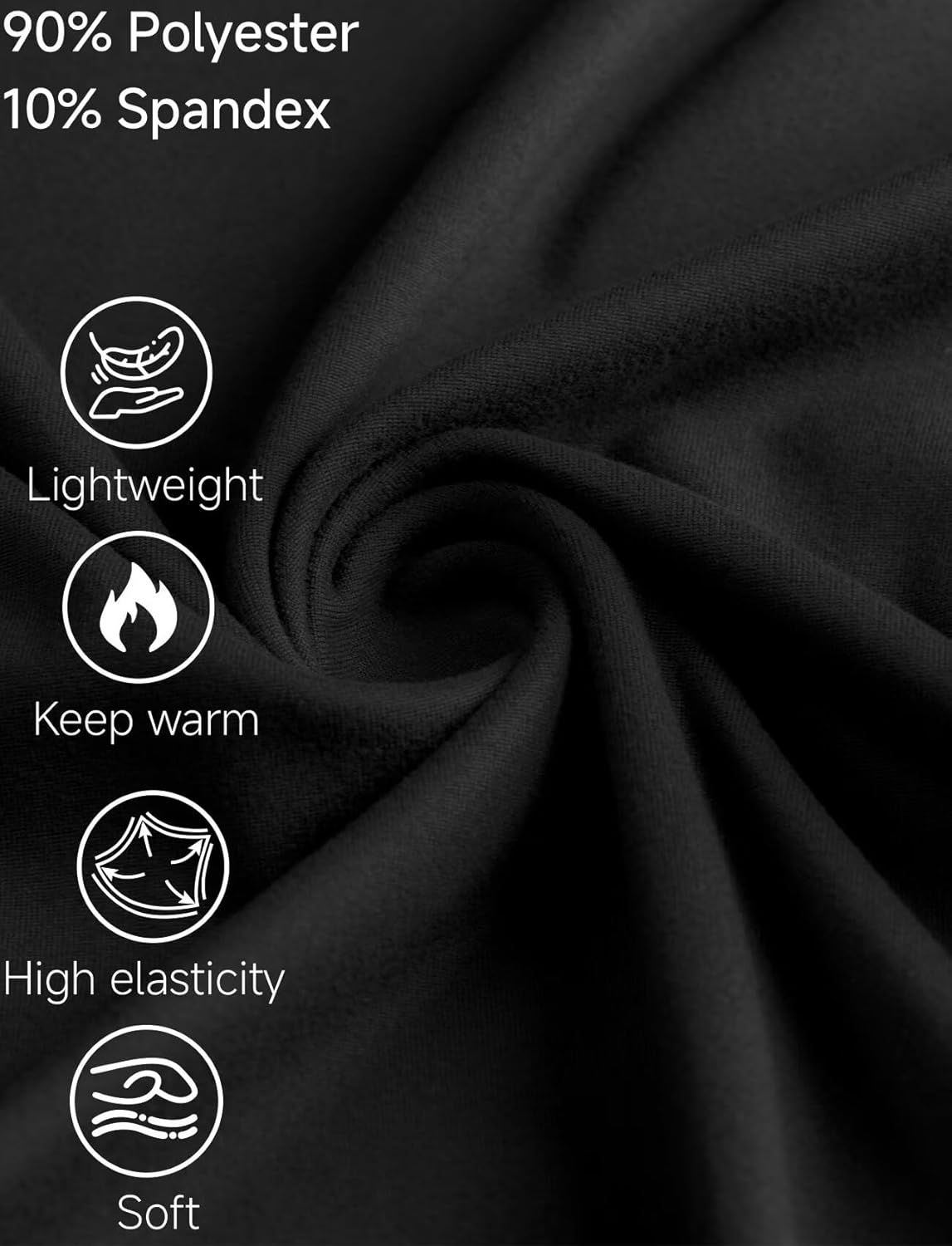 Men Thermal Long Sleeve T Shirts - Workout Shirt Lightweight Athletic Base Layer Gym Undershirt - Image 5