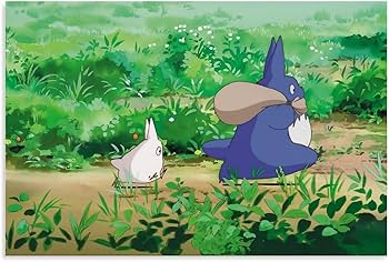 Amazon.co.jp: SUBCAI 日本アニメ となりのトトロ ポスター 宮崎駿