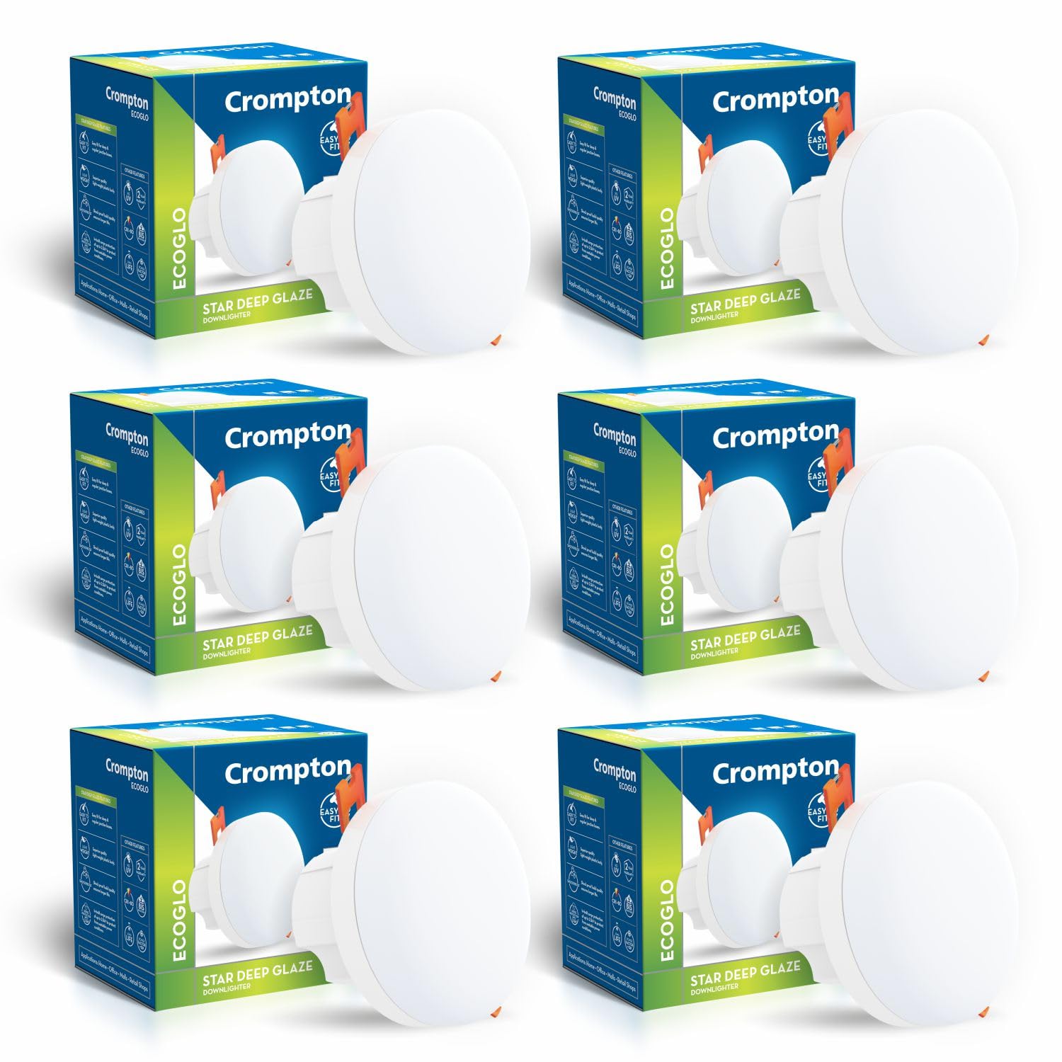Crompton LED Downlighter - Cool Daylight, 3W -9