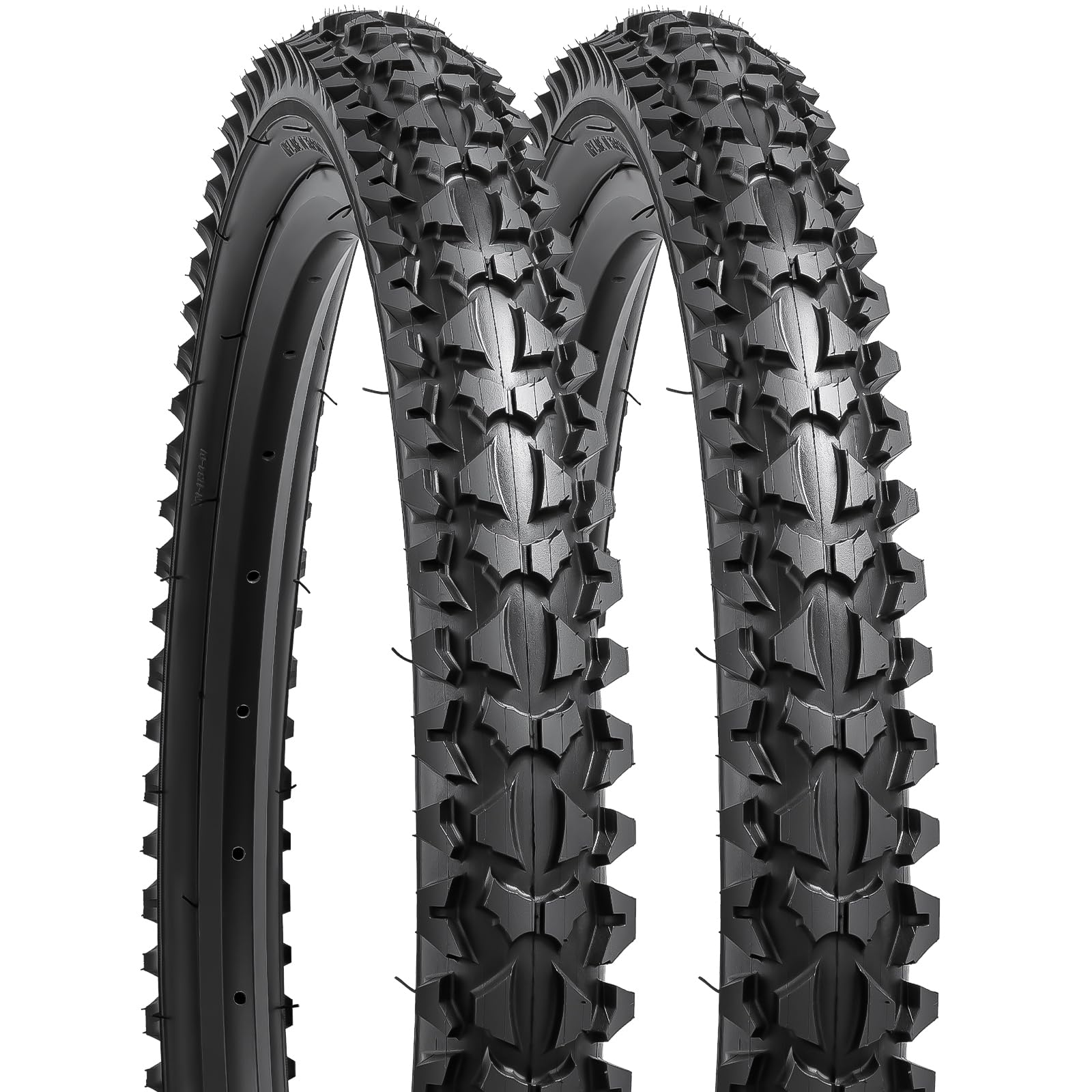 YunSCM 2Pcs 20 inch Bike Tyres 20x1.95 Tires 53-406 Compatible with 20x1.90 20 x 1.95 20x2.0 Mountain/Gravel/Off Road/Road Bicycle Bike Tyre