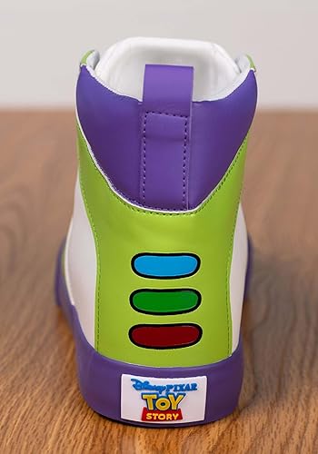 Miniatura 7 de Disney Buzz Lightyear Men's High Top Shoes, Exclusive Toy Story Sneakers