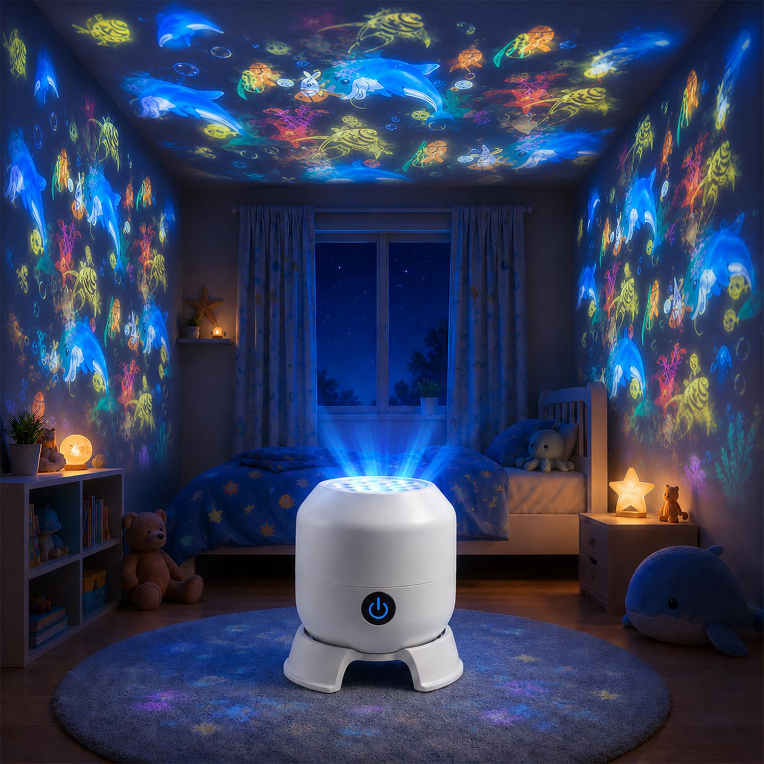 Photo 1 of Generic Ocean Dynamic Rotating LED Projector Light