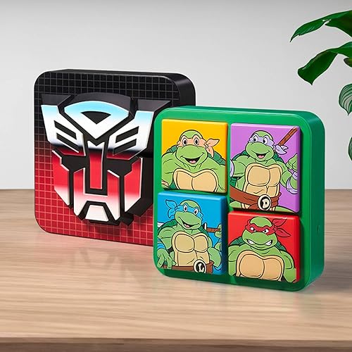 Vista 6 de NUMSKULL Lámpara de Escritorio y Pared Oficial 3D con Logo de TMNT para Dormitorio, Oficina, Hogar, Estudio, Trabajo - Mercancía Oficial de Teenage