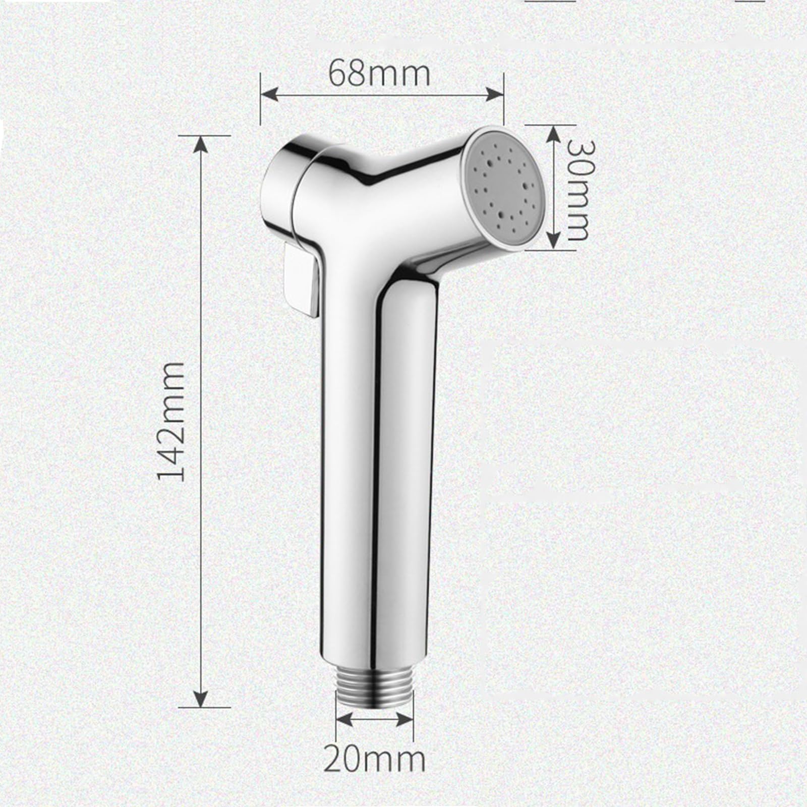 Pulverizador de Bidé de Mano Rociador Bidé Pulverizador Ajustable Portátil Kit Ducha de Bidet para Baño, Baño de Mascotas, Inodoro, Sartén en Cuclillas, Higiene Personal