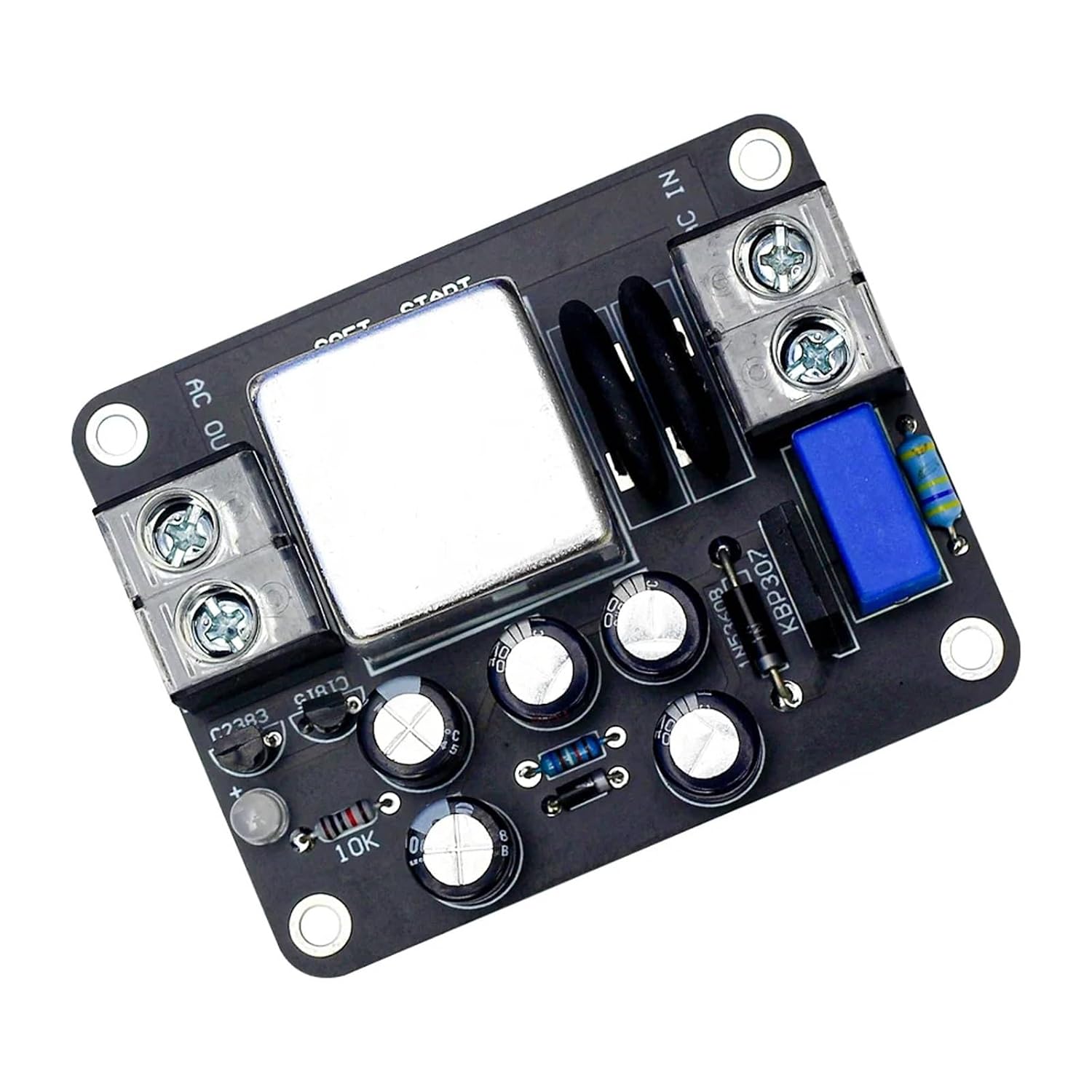 High Power 2400W AC150-280V Power Supply Soft Start Board 100A High Current Suitable for Class A Power Amplifier