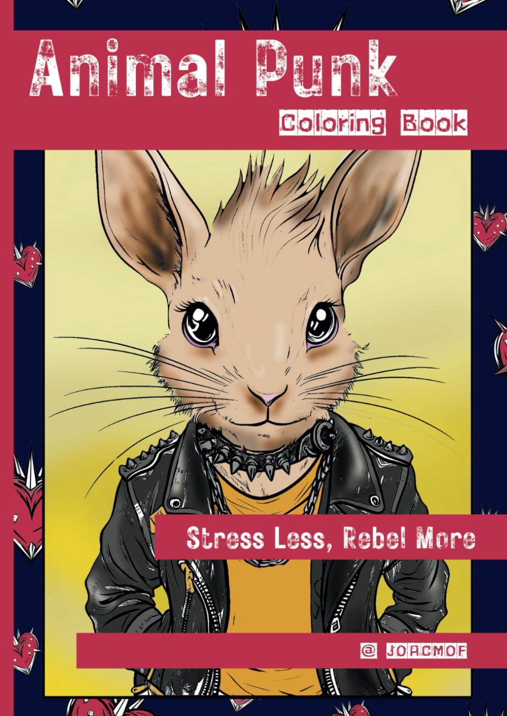 Animal Punk: Colouring Book: 30 illustrations for Adults and Teens