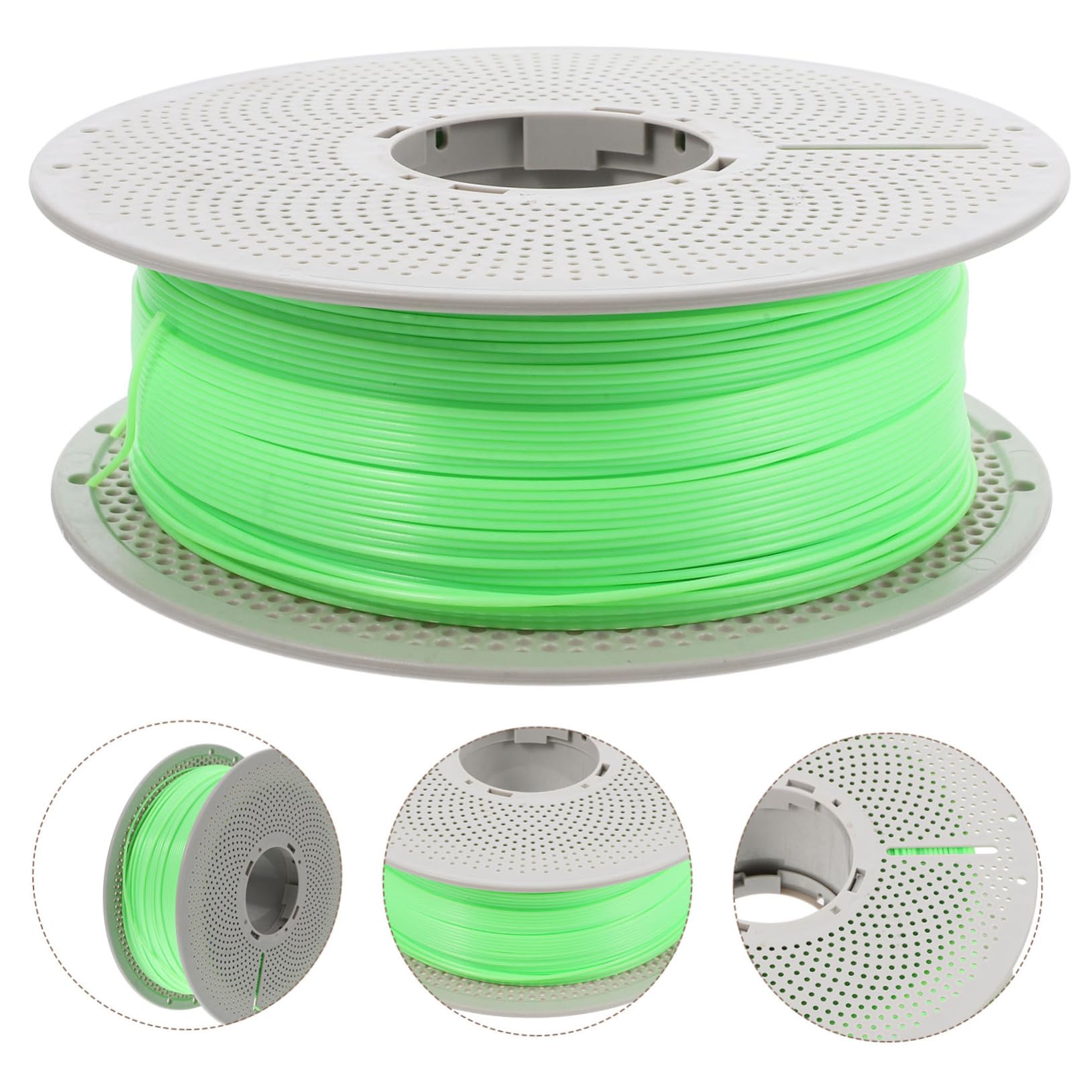 Cabilock Miękki Żarnik Do Drukarki 3d Zielony Świecący Żarnik Świecący W Ciemności Filament Do Drukarki Do Innowacyjnych Akcesoriów Do Drukowania 3d
