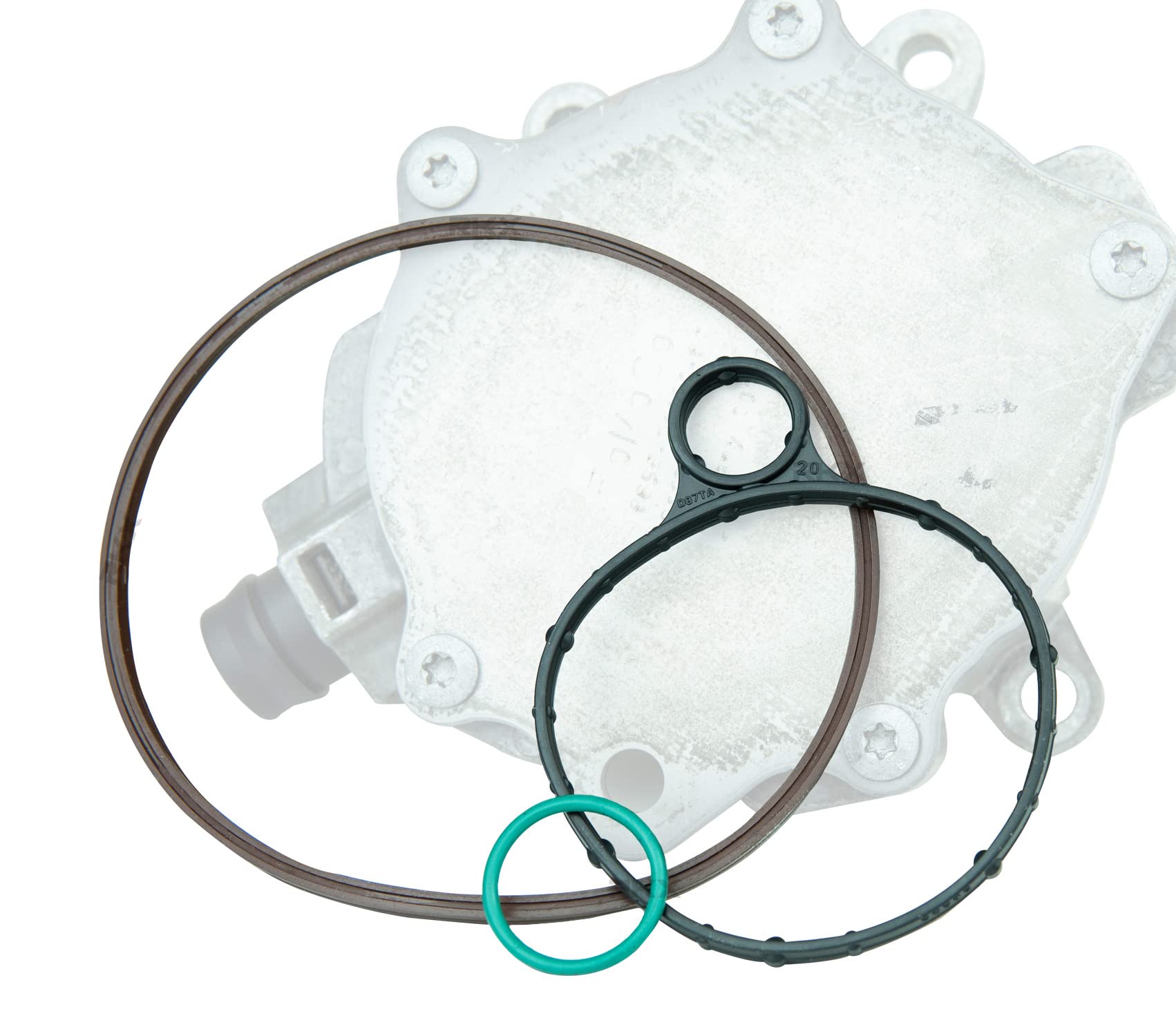 RKXVacuum Pump Rebuild Seal kit Compatible with Ford, Lincoln, Land Rover, Jaguar, EcoBoost 2.0 2.3 2.5