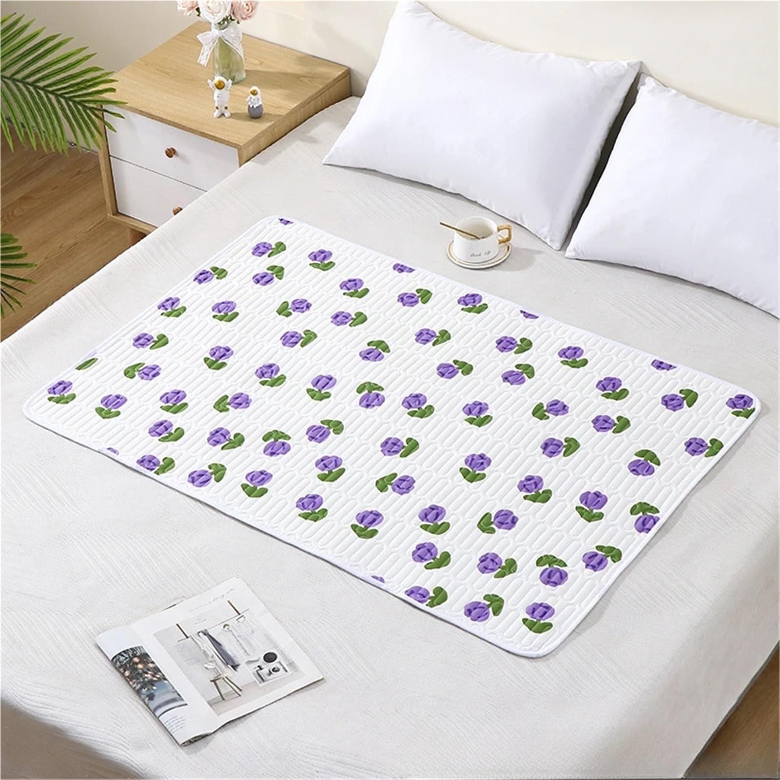 3PCS Waterproof And Leak Proof Mattress Washable Multi Functional Bed Pad Women Physiological Period for Bed(70x90cm)