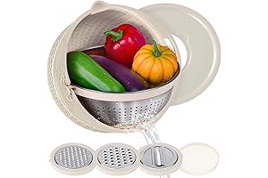 4 in 1 Colander with Mixing Bowl Set: The Ultimate Kitchen Helper