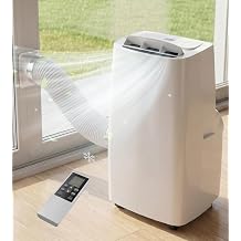 AKIRES 14000 BTU Portable Air Conditioners, Cools Up To 700 sq.ft, Portable AC Unit With Cool,Fan & Dehumidifier,Remote Control,24H Timer,Sleep Mode,Portable AC for Bedroom Living Office Use