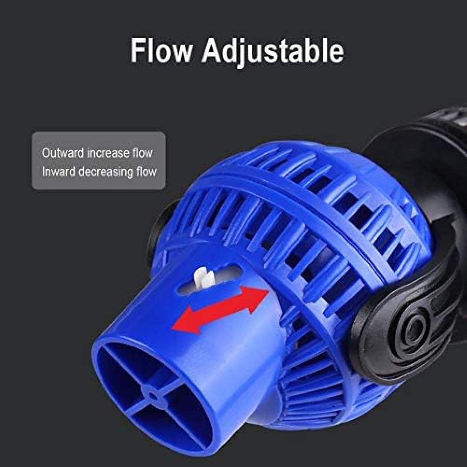 Acquario Fish Tank 360 ° Acqua Wave Maker Pompa, Powerhead Magnet Base Wave Maker, Flusso d'Acqua Surf Pump Pond per Acquario Fish Tank, Blue, JVP132
