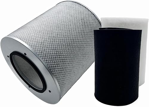 Miniatura 2 de Filtro HEPA de repuesto FR400 H13 para purificador de aire Austin Air Healthmate HM400, HM402.HM405, HM410, HM450 (1 filtro HEPA + 2 prefiltros)