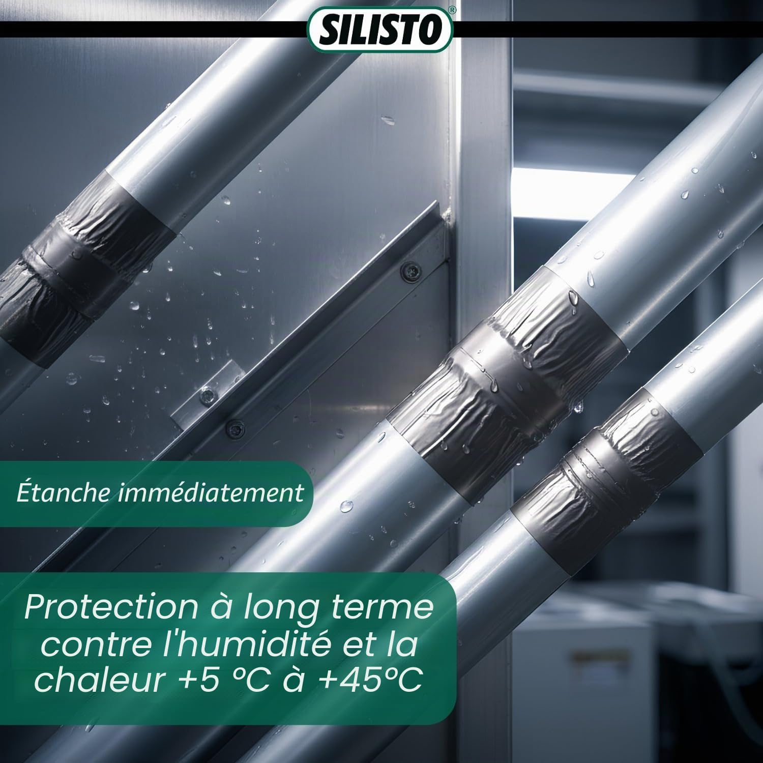 Bitume Ruban | couleur aluminium, plomb, cuivre | réparation 50, 75, 100, 150, 200, 225, 300, 600 mm x 10 mètres