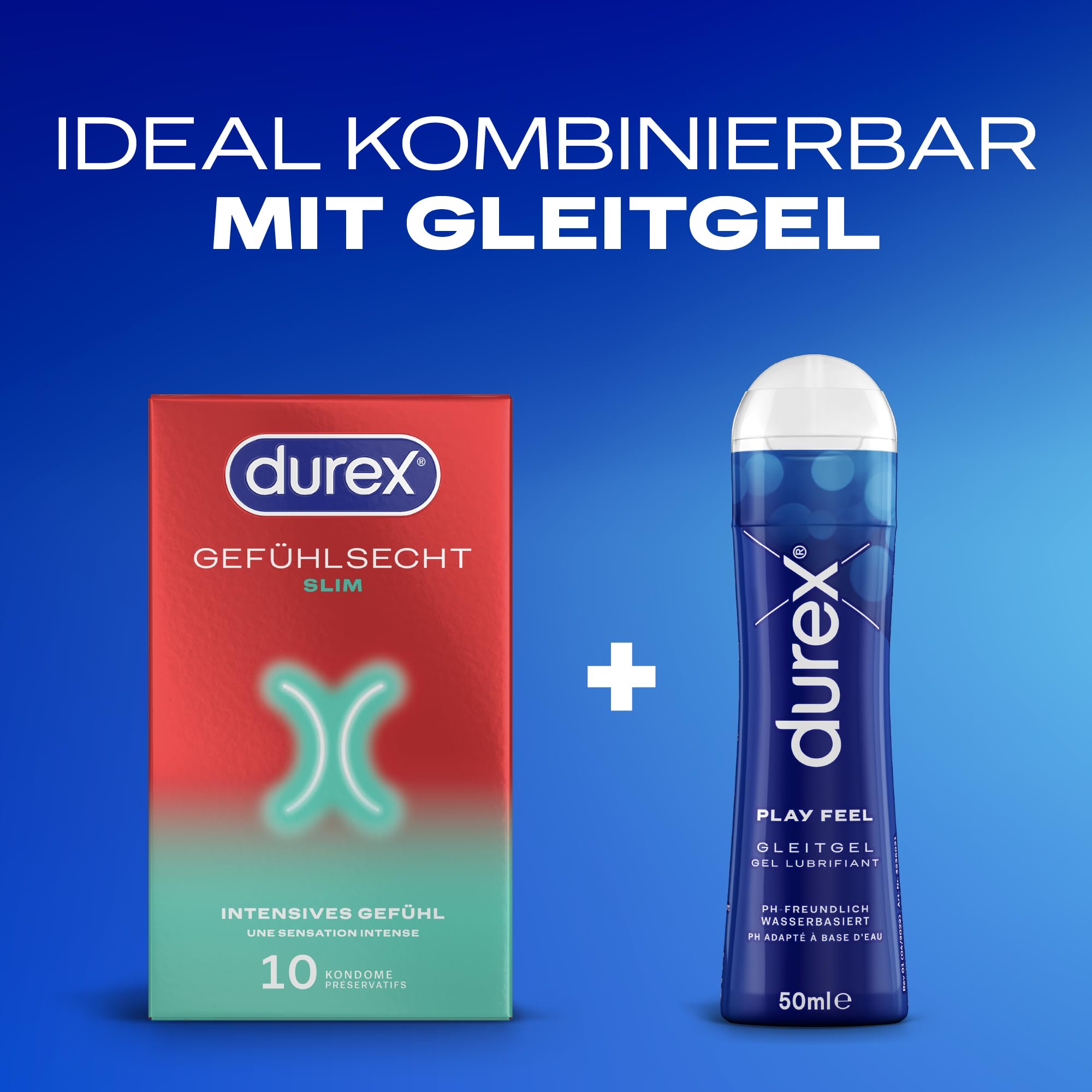 Durex Gefühlsecht Slim Fit Kondome 3 x 10 Stück
